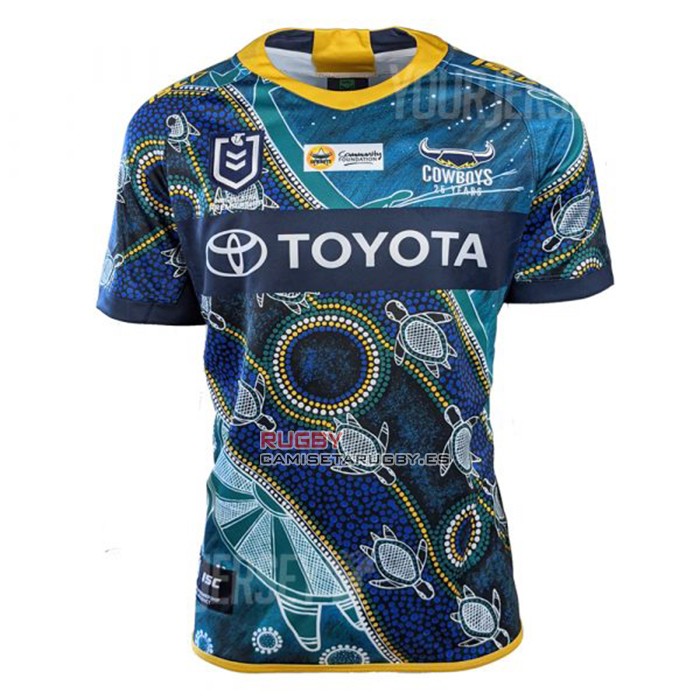 Camiseta North Queensland Cowboys Rugby 2021 Conmemorative